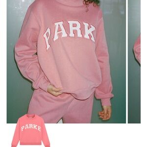 NWT Parke Bubblegum Mockneck